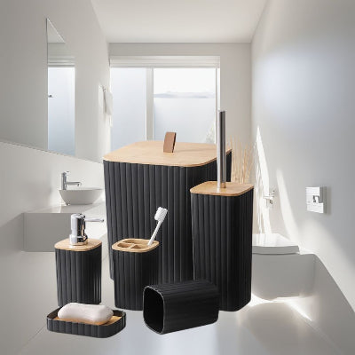 accessoire-de-salle-de-bain-noir