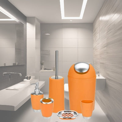 accessoire-salle-de-bain-orange