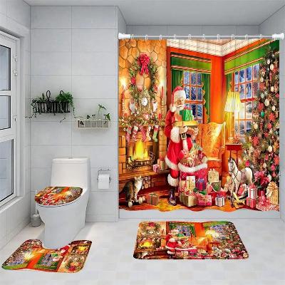 ensemble-rideau-de-douche-et-tapis-cadeaux-de-noel