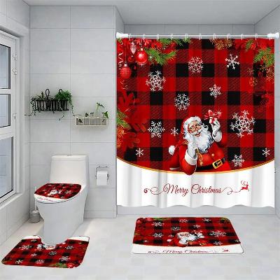 ensemble-rideau-de-douche-et-tapis-pere-noel