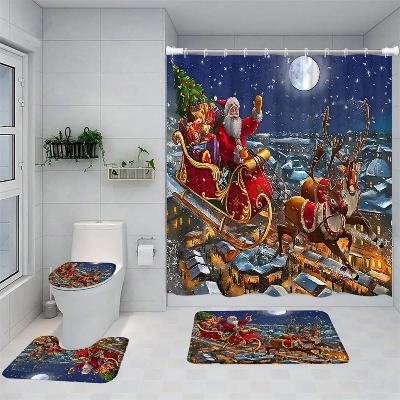 ensemble-rideau-de-douche-et-tapis-traineau-du-pere-noel