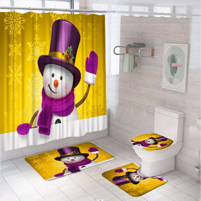 ensemble-rideau-et-tapis-de-bain-bonjour-bonhomme