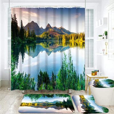 ensemble-rideau-et-tapis-de-bain-montagne