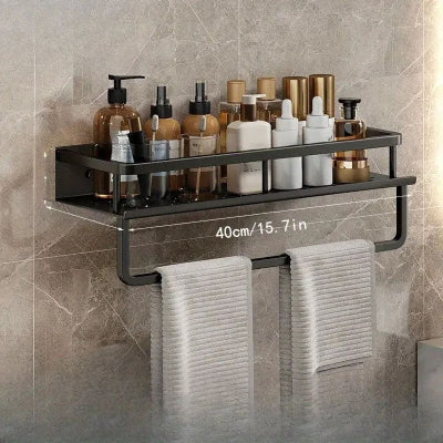 etagere-murale-salle-de-bain-noir-aluminium