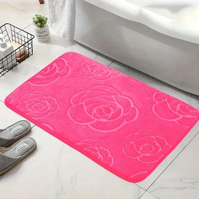 tapis-de-bain-rose