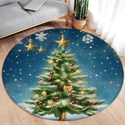 tapis-rond-sapin