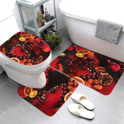 tapis-salle-de-bain-noel-collier-rouge